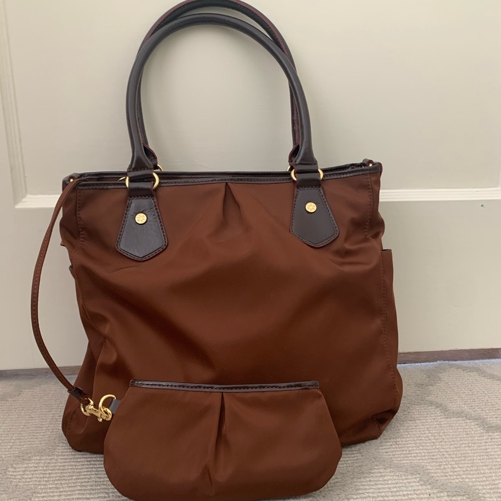 MZ Wallace Shoulder Bag with Leather Trim